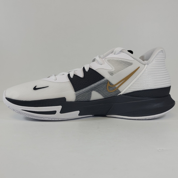 Nike Shoes Nike Kyrie 5 Low White Metallic Gold Mens Sizes Dj62 101 Shoes Sneakers Poshmark